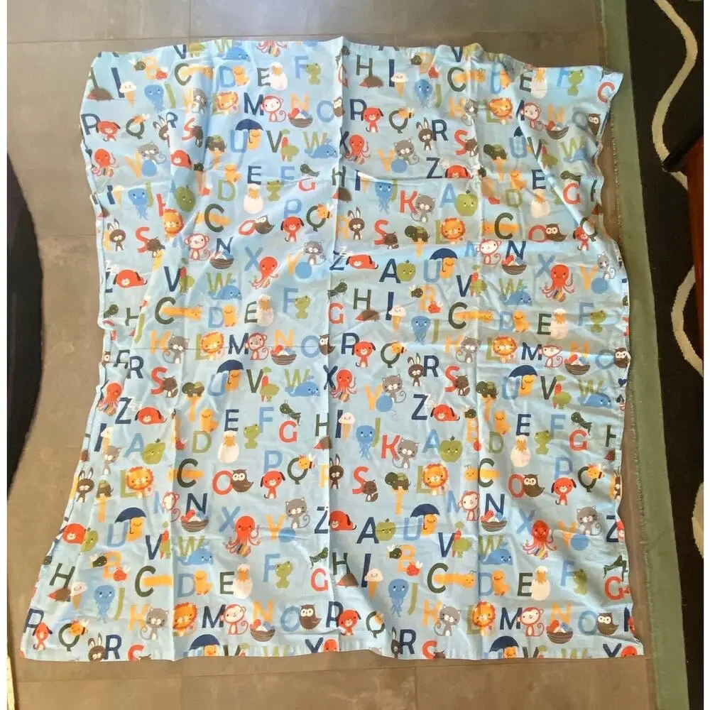 Circo ABC Light Blue Shower Curtain in SUPER CLEAN Condition‎